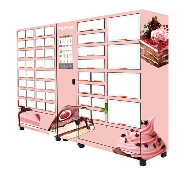 디저트 CE 인증 OEM 7을 위한 1500W 로커 자동 판매기