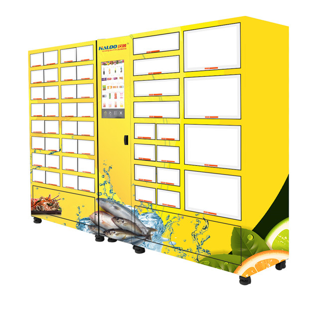 디저트 CE 인증 OEM 6을 위한 1500W 로커 자동 판매기
