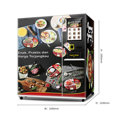 4000W 냉동 식사 자동 판매기, 모든 강철 몸 SDK 음식 납품업자 장비