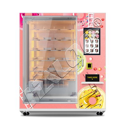 자동 동결된 아이스크림 자동 판매기 900W 전력 와이파이 네트워크