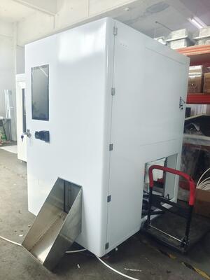 Haloo 판매 기계 공급자 화면 24 시간 얼음 판매 기계 자동 포장 얼음 ATM 얼음 판매 기계