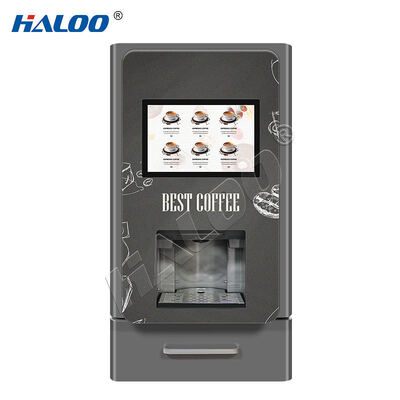 Halo 10.1-inch portable capsule coffee machine with hot drinks desktop vending machine for office convenience stores and hotels