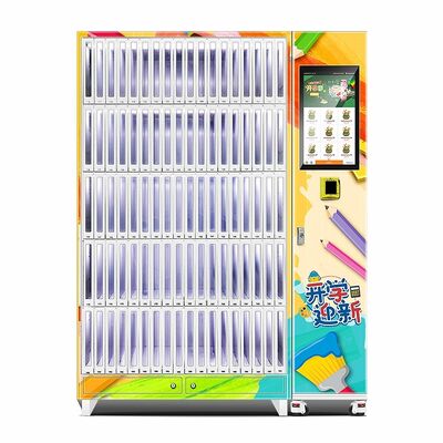 안녕, 지능형 전자 잠금 장치와 두꺼운 투명 방폭 캐비닛 도어가 있는 도서 자동 판매기