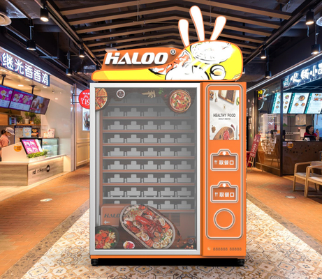 신용 카드 판독기 OEM과 3000W 가열 자동화된 피자 제조사 자동 판매기