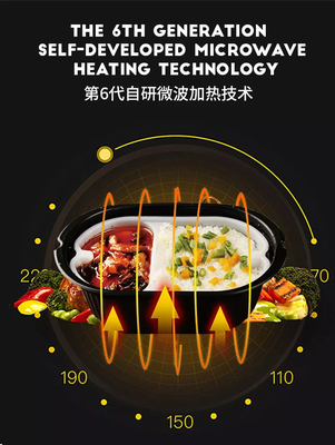 신용 카드 판독기 OEM과 3000W 가열 자동화된 피자 제조사 자동 판매기
