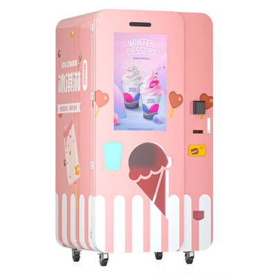 404A 냉각제와 다수 맛 자동 소프트아이스크림 자동 판매기