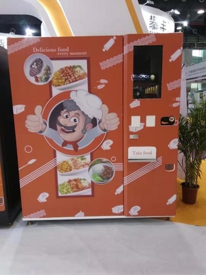 한 개의 극초단파 뜨거운 패스트 푸드 자동 판매기 3500W 전력 OEM