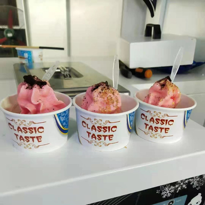 사람이 없는 24 시간 셀프 서비스 소프트아이스크림 자동 판매기 자동 로봇 아이스크림 자동 판매기