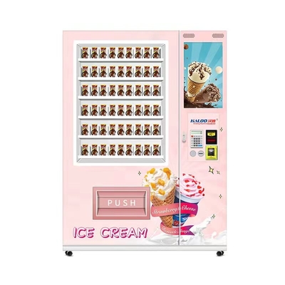 21.5 터치 스크린 냉동식품은 기계 냉장고 아이스크림 자동 판매기를 파는 아이스크림을 처리합니다